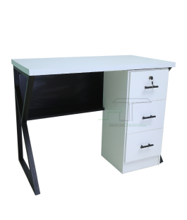 K Frame Work Desk with Drawer Box