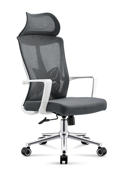 34 -High Back Manager Chair – White